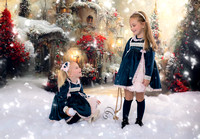 Elizabeth & Evelyna's Christmas Portraits