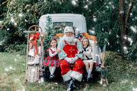 Zola & Beliz's Santa Truck Portraits