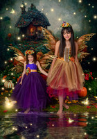 Daenerys and Aria Fall Fairy Portraits