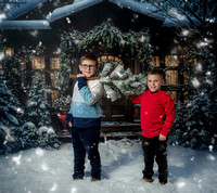 Christopher and Anthony's Christmas Portraits