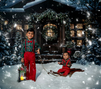 Ivan and Ibhan's Christmas Portraits